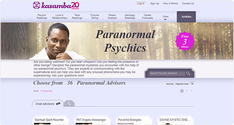 Paranormal psychics